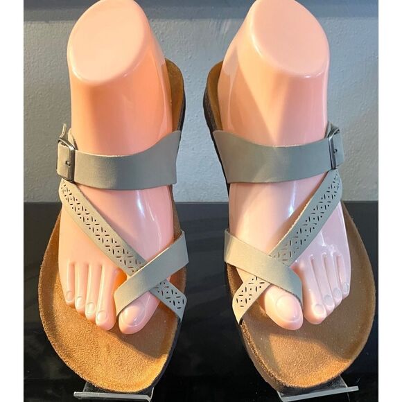 Lower East Side Women's Opal Sandal NWOT ~Taupe Size 8 - Picture 1 of 11